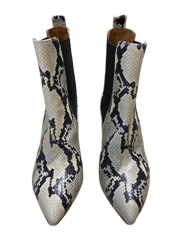 bottes TEXAS PARIS noir et blanc, 38