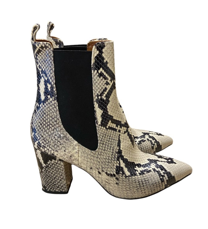bottes TEXAS PARIS noir et blanc, 38