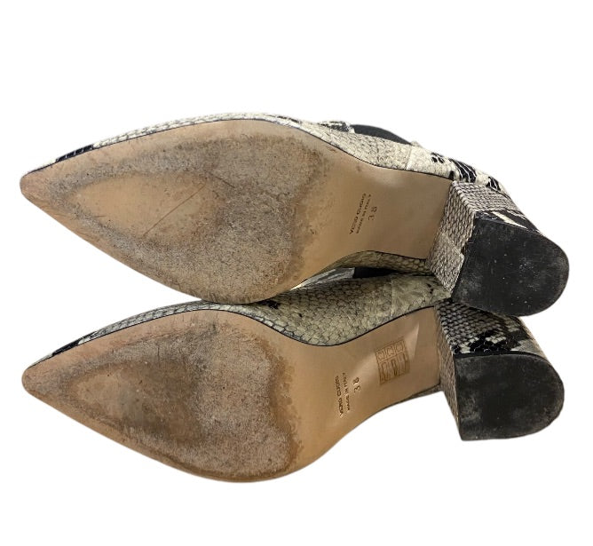 bottes TEXAS PARIS noir et blanc, 38