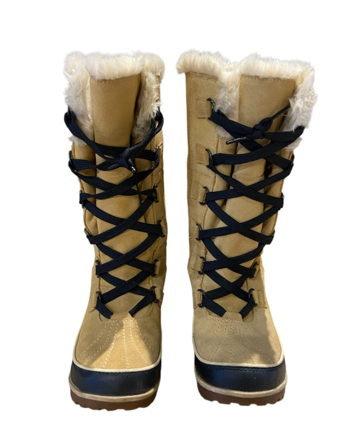Bottes SOREL beiges et noires, 8