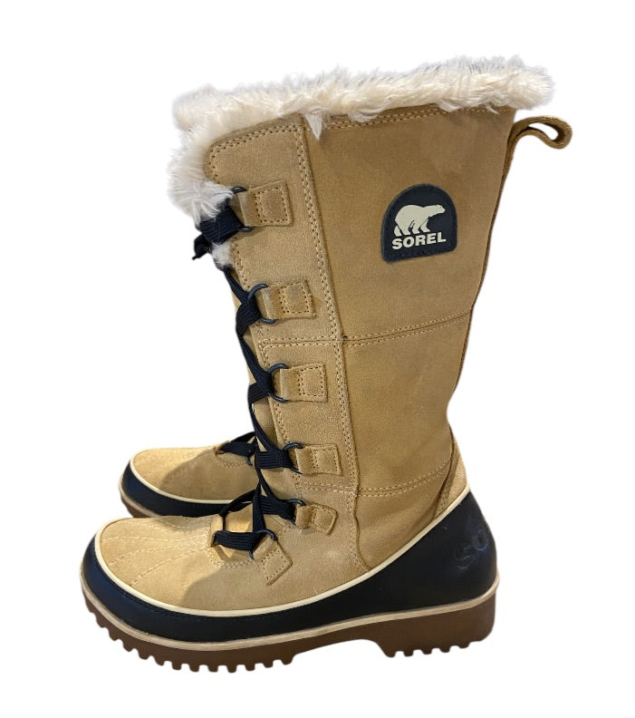 Bottes SOREL beiges et noires, 8