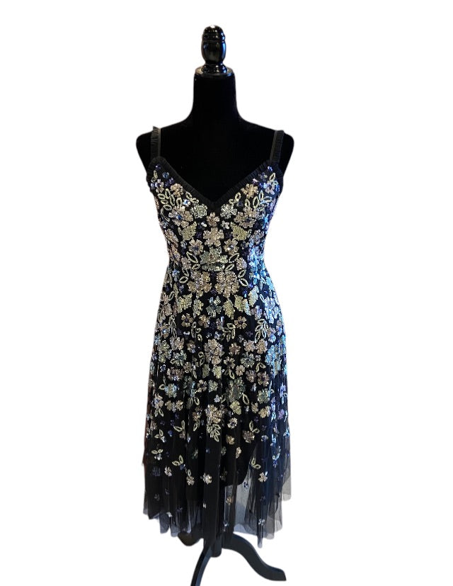 Robes à aiguilles et à fils Noir et Argent, 8