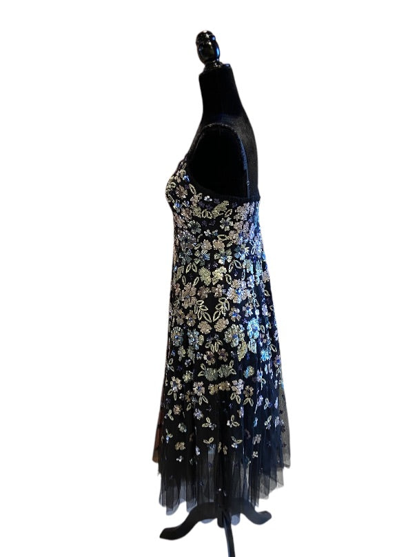 Robes à aiguilles et à fils Noir et Argent, 8