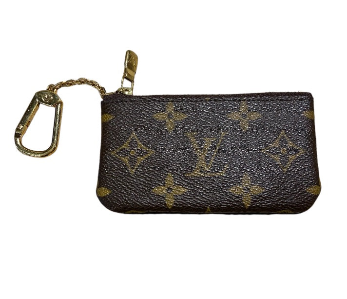 Portefeuilles LOUIS VUITTON Brun et Beige, POCHETTE CLÉS