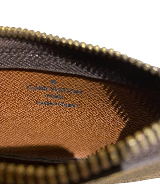 Portefeuilles LOUIS VUITTON Brun et Beige, POCHETTE CLÉS