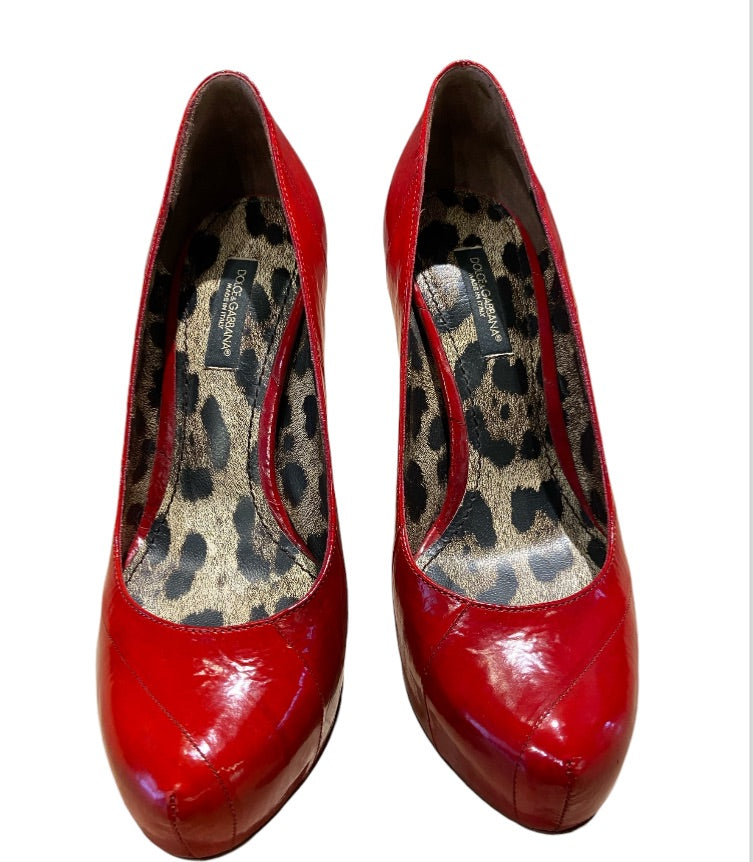 Rouge DOLCE & GABBANA Chaussures, 5