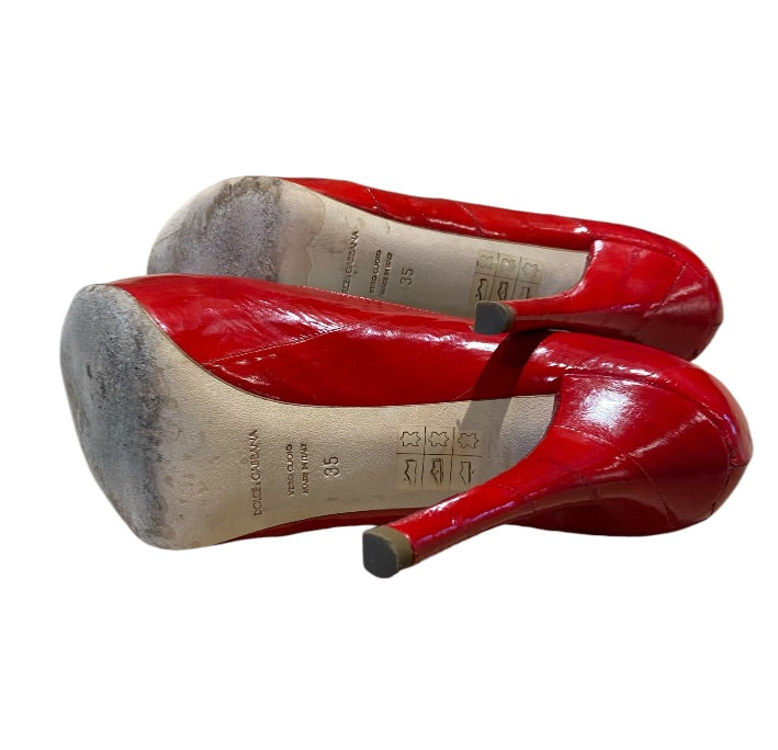 Rouge DOLCE & GABBANA Chaussures, 5