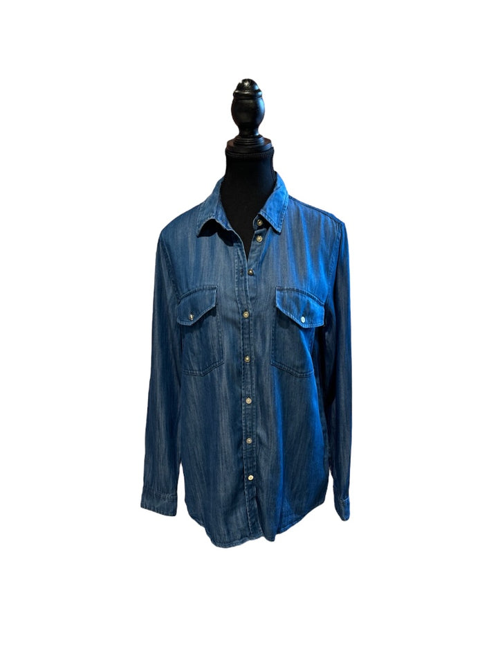 Bleu Jean CLUB MONACO Hauts, Moyen