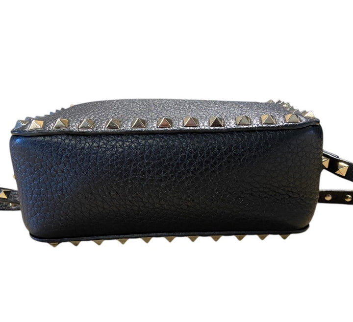 Noir et Argent VALENTINO Sacs, ROCKSTUD CAMERA BAG