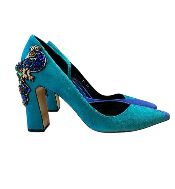 Vert et Bleu ALEXANDRA VOLTAN Chaussures, 38