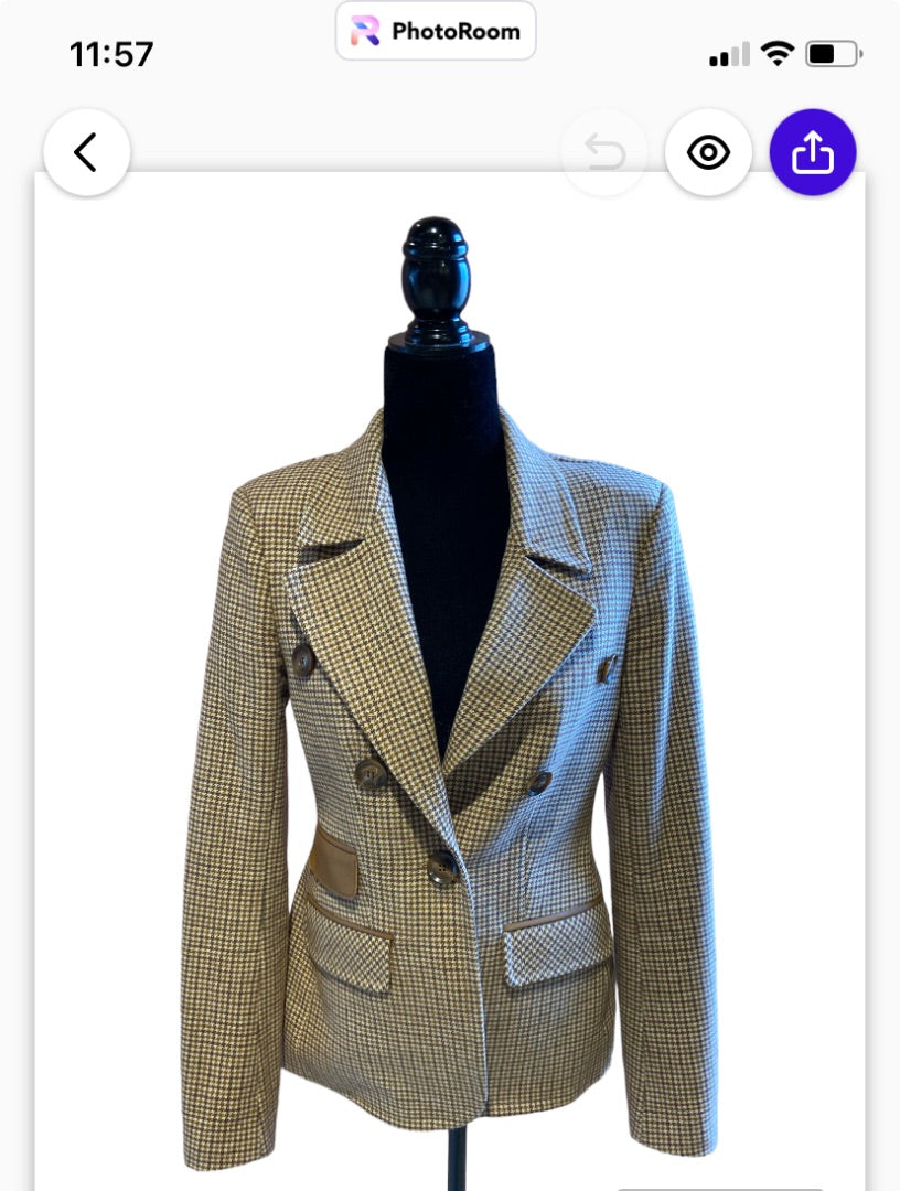 brun + beige IRIS SETLAKWE Blazer, Petit