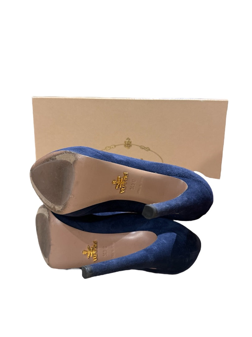 Chaussures PRADA Bleues, 34.5