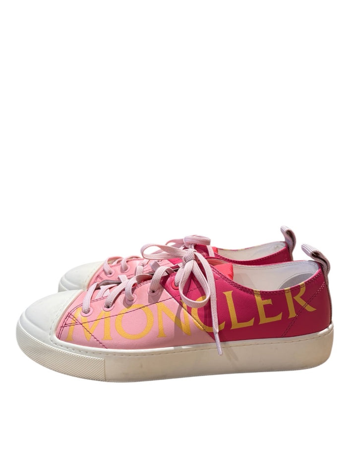 Rose et Blanc MONCLER Chaussures, 38